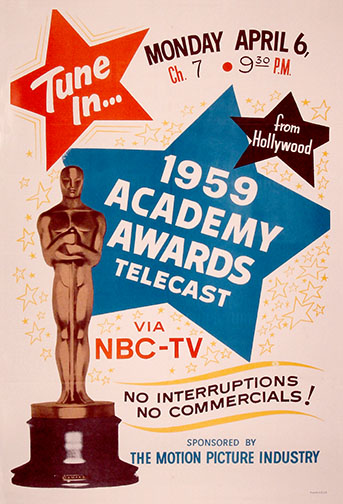 1958 (31st) Academy Award Ceremony Poster 1958 (31st) Academy Award Ceremony Poster
