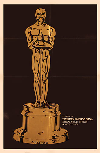 1968 (41st) Academy Award Ceremony Poster 1968 (41st) Academy Award Ceremony Poster