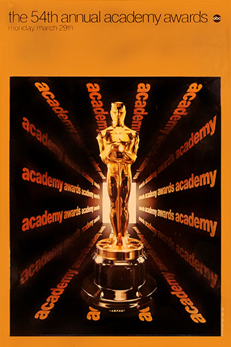 1981 (54th) Academy Award Ceremony Poster 1981 (54th) Academy Award Ceremony Poster