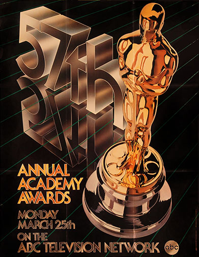 1984 (57th) Academy Award Ceremony Poster 1984 (57th) Academy Award Ceremony Poster