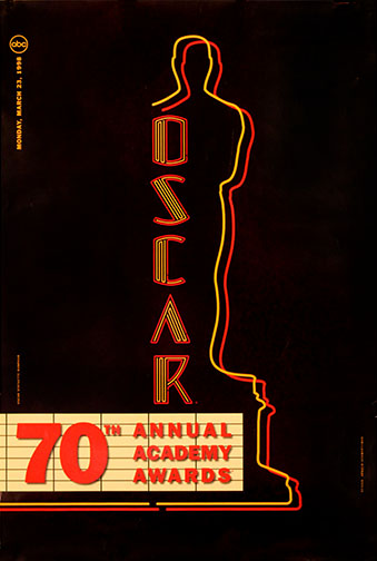 1997 (70th) Academy Award Ceremony Poster 1997 (70th) Academy Award Ceremony Poster