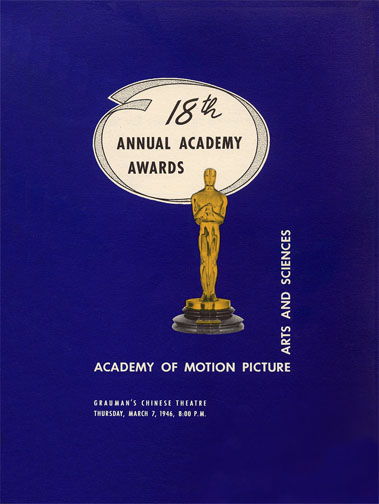 1945 (18th) Academy Award Ceremony Program 1945 (18th) Academy Award Ceremony Program