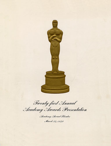 1948 (21st) Academy Award Ceremony Program 1948 (21st) Academy Award Ceremony Program