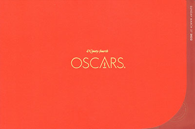 2021 (94th) Academy Award Ceremony Program 2021 (94th) Academy Award Ceremony Program