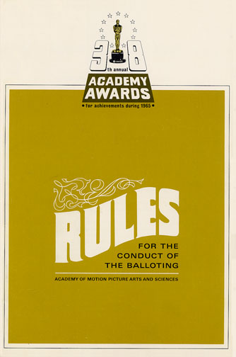 1965 (38th) Voting Rules